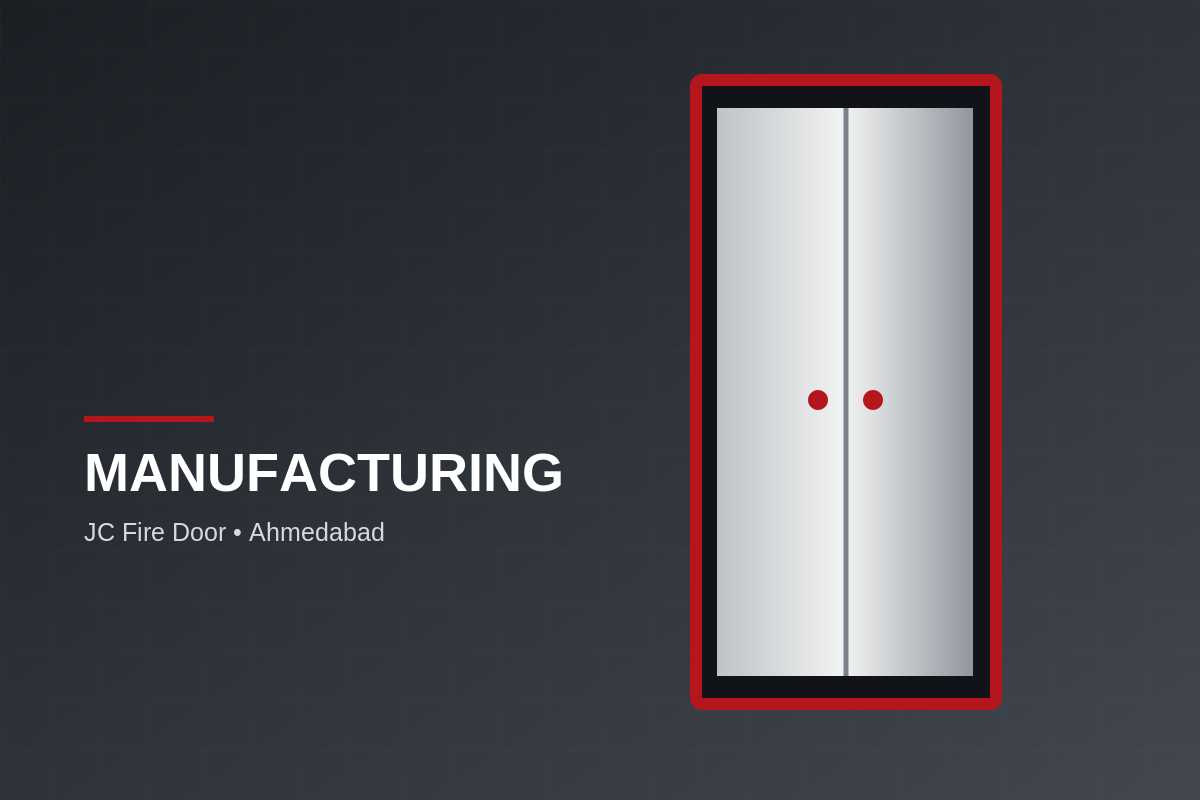 JC Fire Door manufacturing illustration